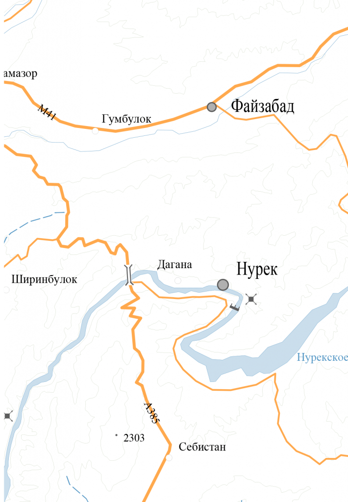 Файзобод таджикистана карта