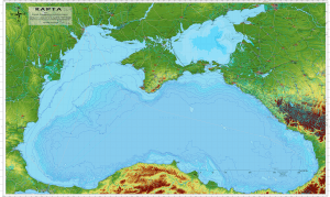 Карта Черного и Азовского морей